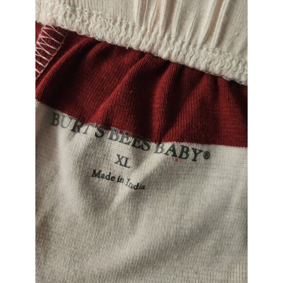 NWT Burt’s Bees Mens Pajamas Loungeware XL Two-Piece Set Henley Top Strip Pant - Picture 6 of 9